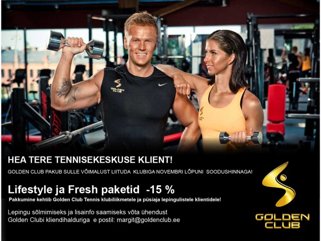 Fitnessklubi pakkumine