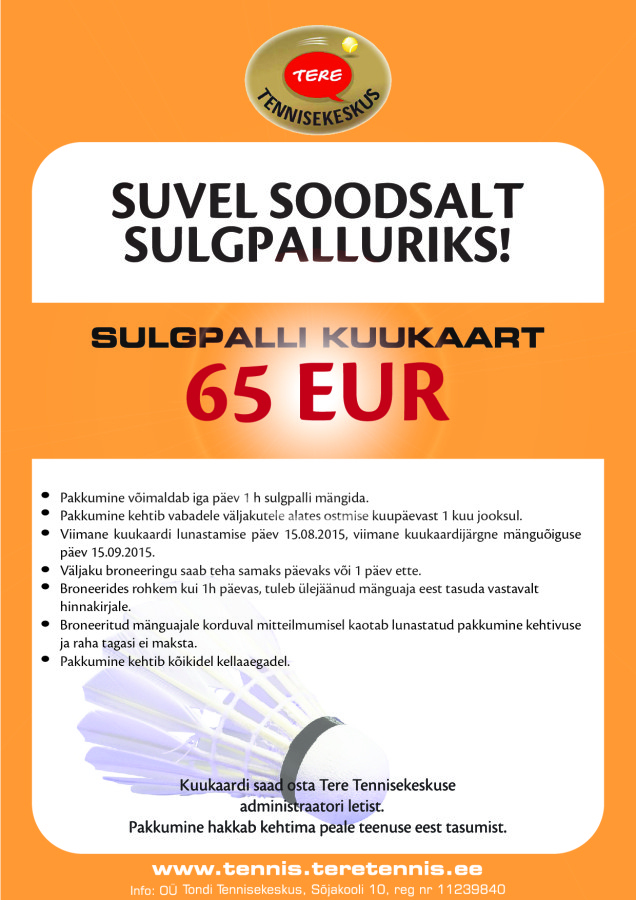 Sulka suvine kuukaart2015