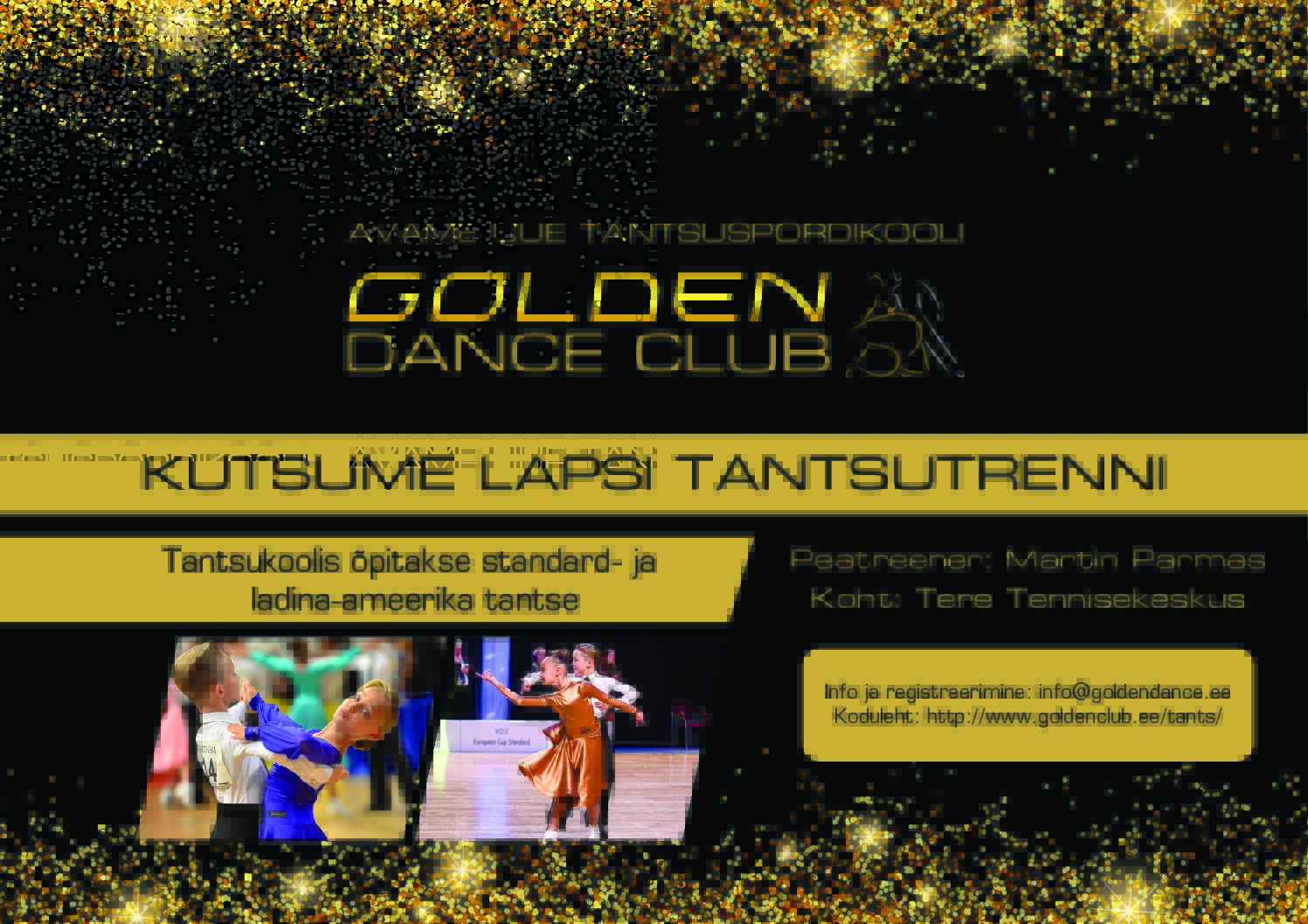 Avame uue tantsukooli Golden Dance Club