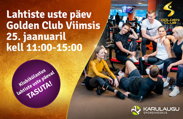 Lahtiste uste päev Golden Club Viimsis 25. jaanuaril