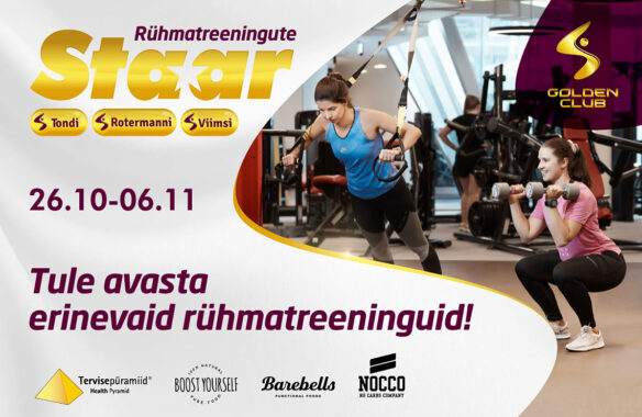 Rühmatreeningute Staar stardib 26. oktoobril