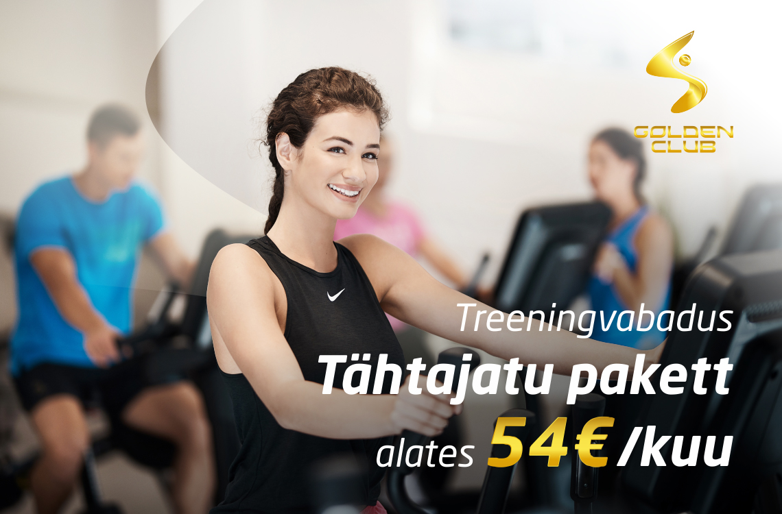 Spordiklubi Golden Club pakkumine tähtajatule treeningpaketile