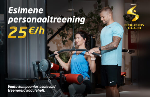 Esimene personaaltreening õues või veebis soodushinnaga