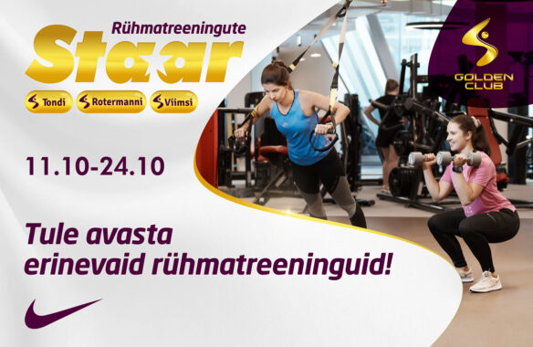 Rühmatreeningute Staar stardib 11. oktoobril