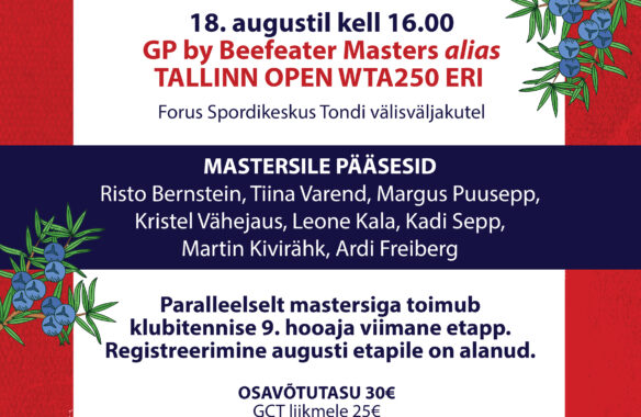 Klubiturniiri GP by Beefeater IX hooaeg saab WTA250 teemalise väärika punkti