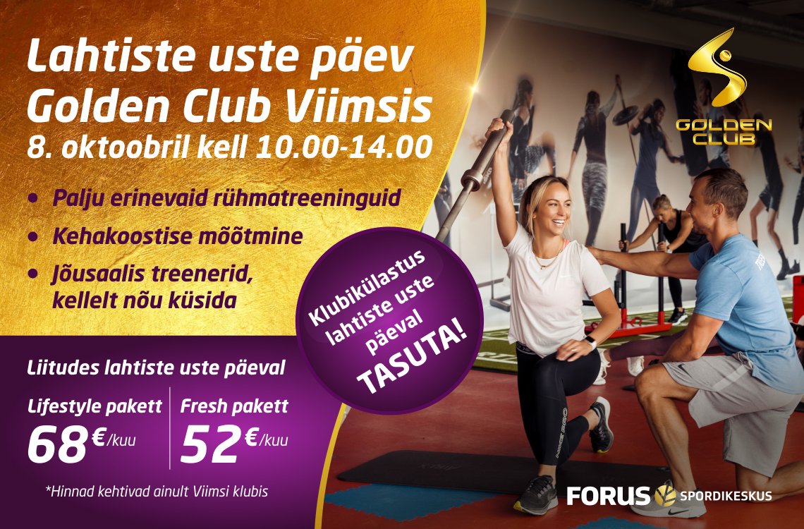 lahtiste uste päev Golden Club Viimsis