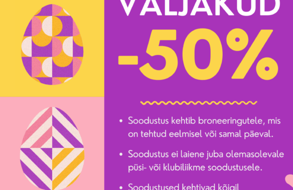 Kevadpühadel väljakud poole soodsamad